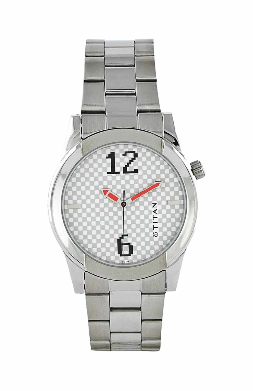 

Titan | Titan Quartz Analog Silver Dial Watch for Men