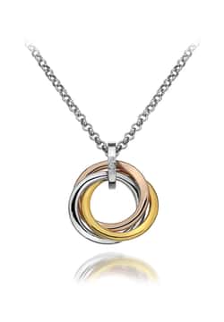 Hot Diamonds Calm Pendant - Rose and Yellow Gold Plated Accents