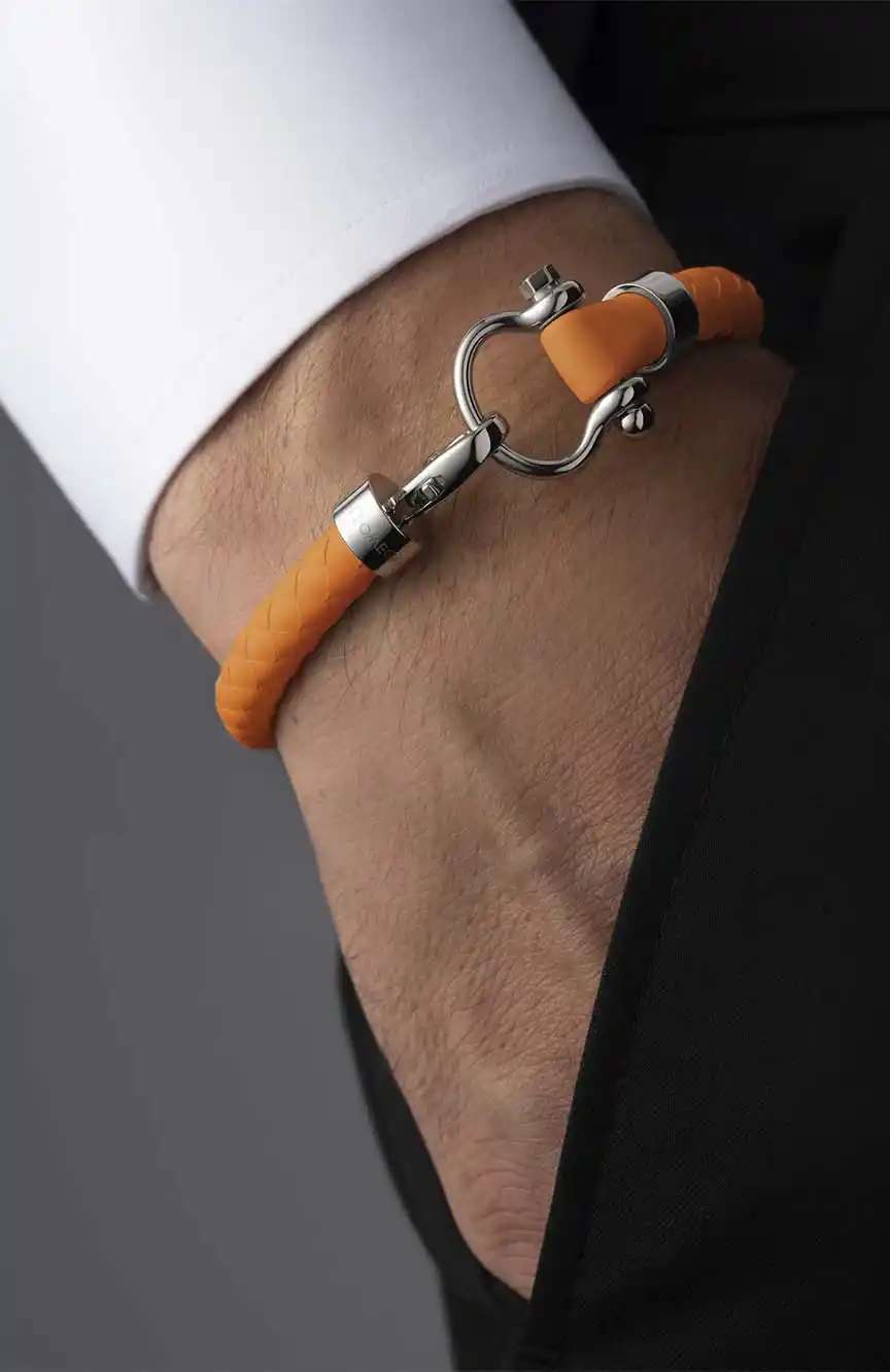 OMEGA BRACELET RUBBER STAINLESS STEEL