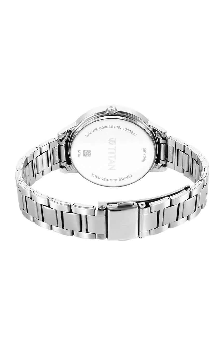Titan Urban Anthracite Dial Analog Metal Strap watch for Women