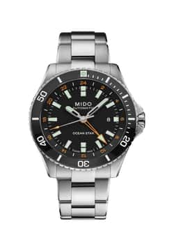 Mido OS CAPTAIN/BGR/A/STEEL/BLACK DIAL