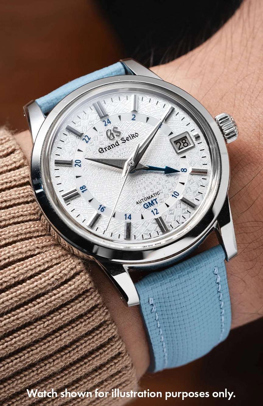 Delugs Leather - Baby Blue Sailcloth Signature Strap