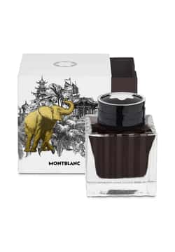 Montblanc Ink Bottle 50 ml Brown Meisterstuck Around The World In 80 Days