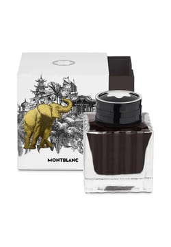 Montblanc Ink Bottle 50 ml Brown Meisterstuck Around The World In 80 Days