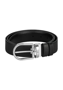Montblanc Horseshoe 35 mm Reversible Belt in Sartorial Leather