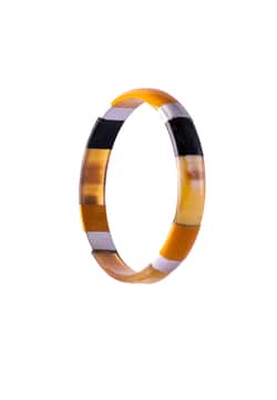 Soyang Paris Horn and Lacquer wide bangle