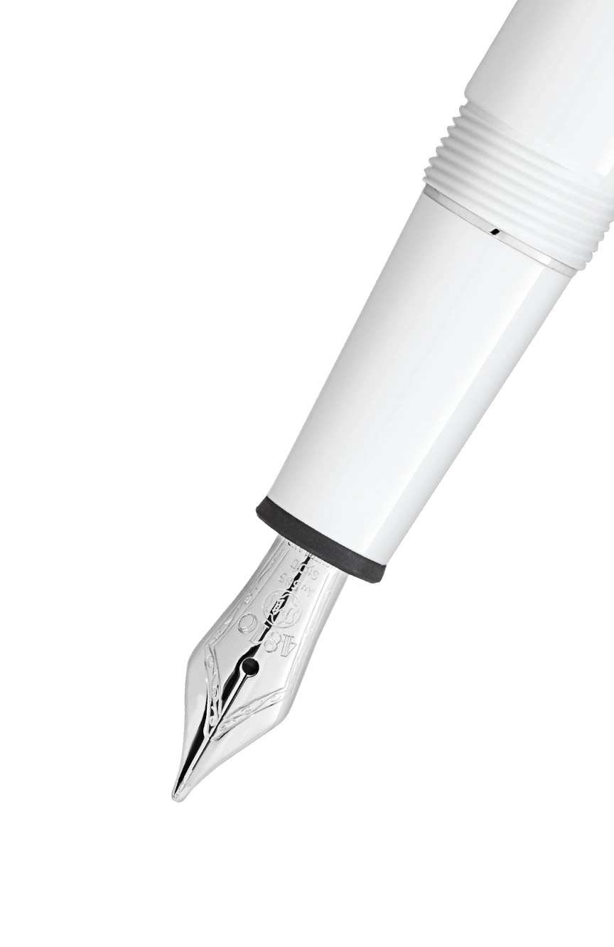 Montblanc Meisterstuck White Classique Fountain Pen (F)