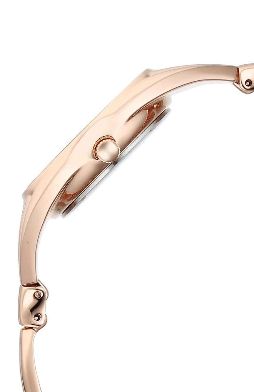 Titan Raga Memoirs Quartz Analog Rose Gold Dial With Rose Gold Metal Strap Watch For Women