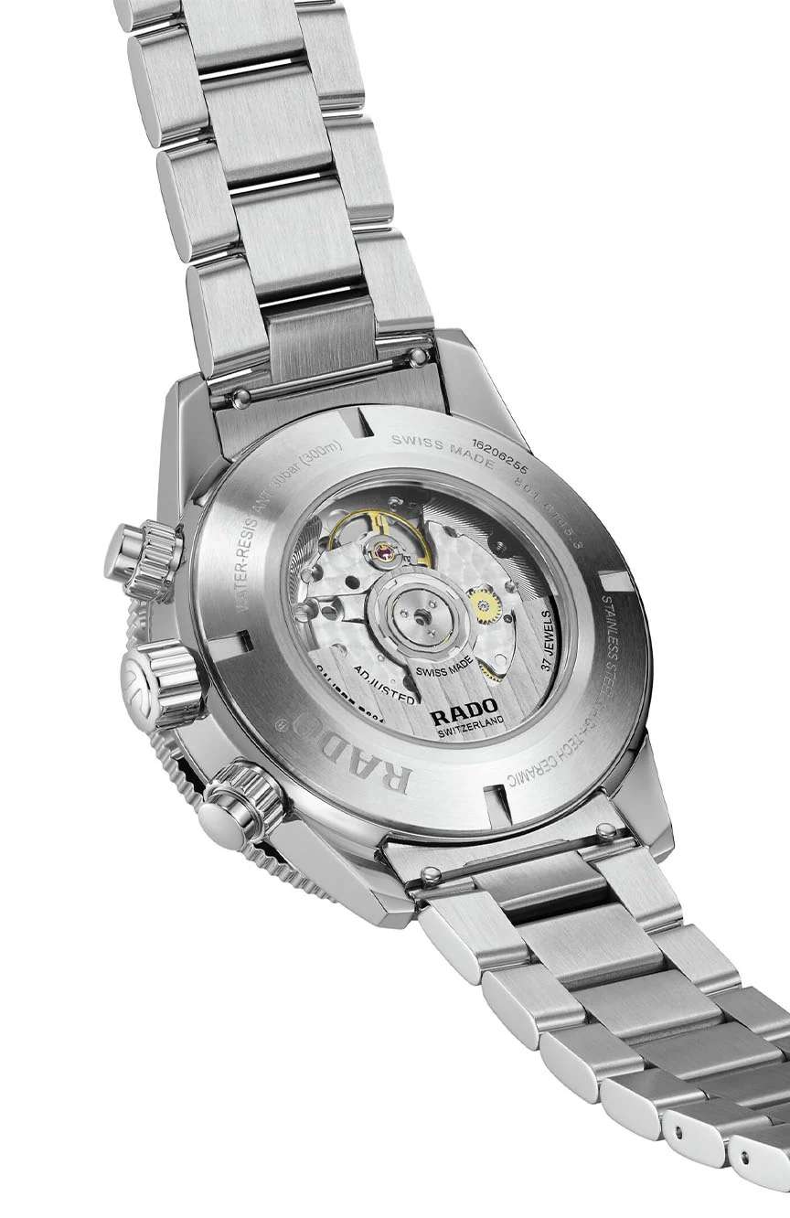 رادو ساعة يد رجالية اوتوماتيكية كابتن كوك بتقنية الكرونوجراف