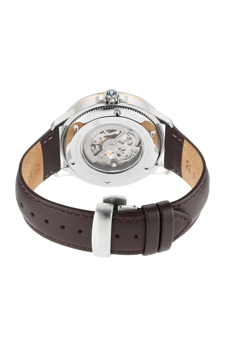 Titan Automatic Anthracite Dial Leather Strap Watch for Men