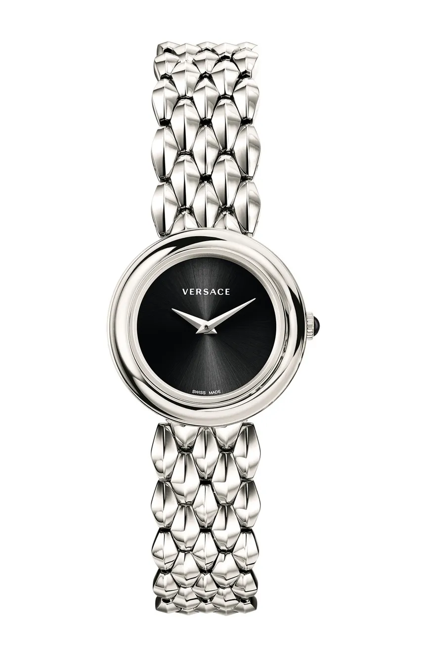 Versace Rattle Versace V- FLARE Silver Dial Stainless Steel | RivoliShop.com