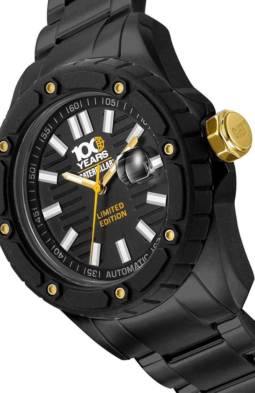 Cat Men Automatic Stainless Steel Watch