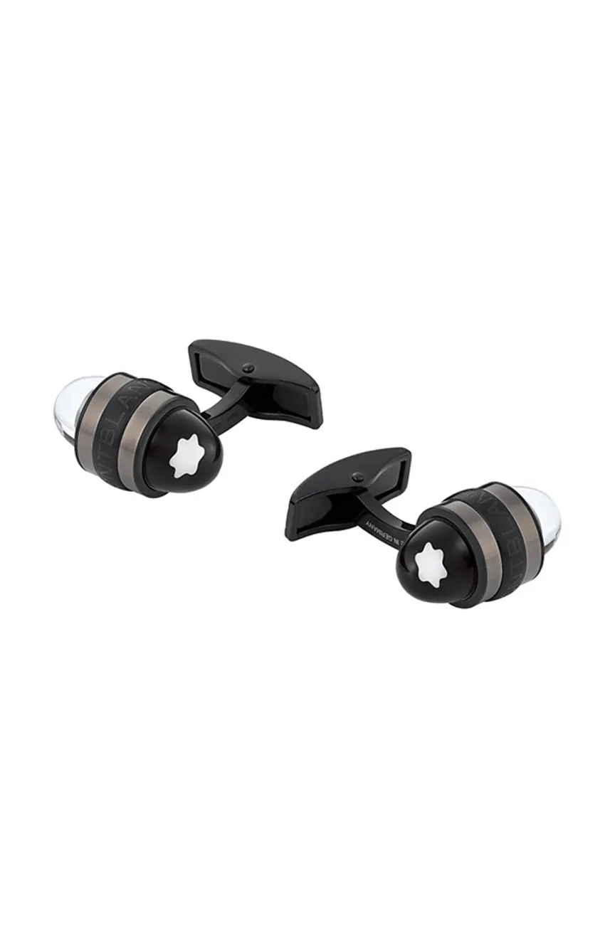 

Montblanc | StarWalker Cufflinks in Steel and Lacquer