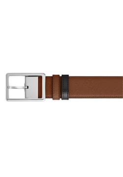 Montblanc 35 mm Reversible Belt in Sartorial Leather with Rectangular Buckle