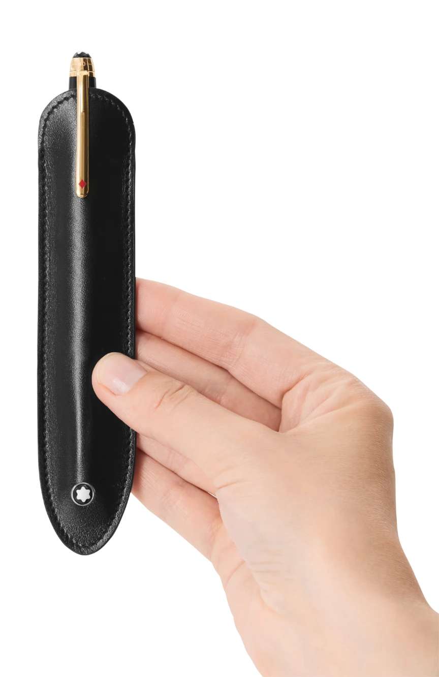 Montblanc 1 Pen Sleeve in Meisterstuck Leather