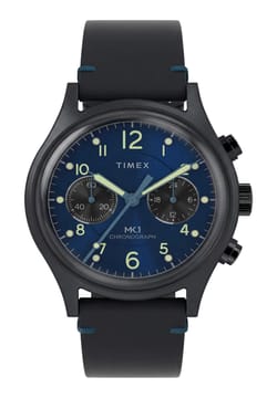 Timex MK1 Chronograph 40mm Leather Strap Watch