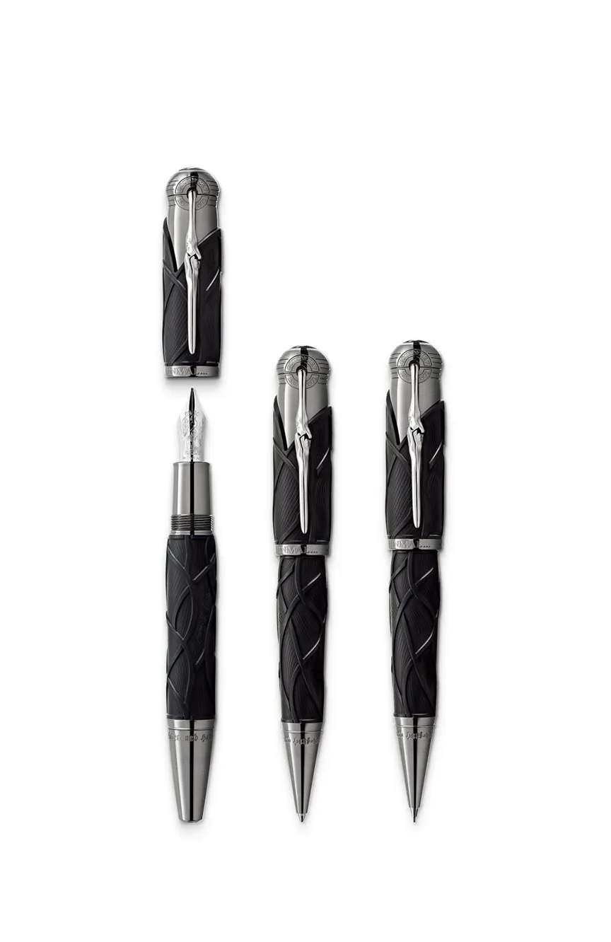 Montblanc Writers Edition Homage To The Brothers Grimm Limited Edition Set Fountain Pen And Ballpoint Pen And Mechanical Pencil