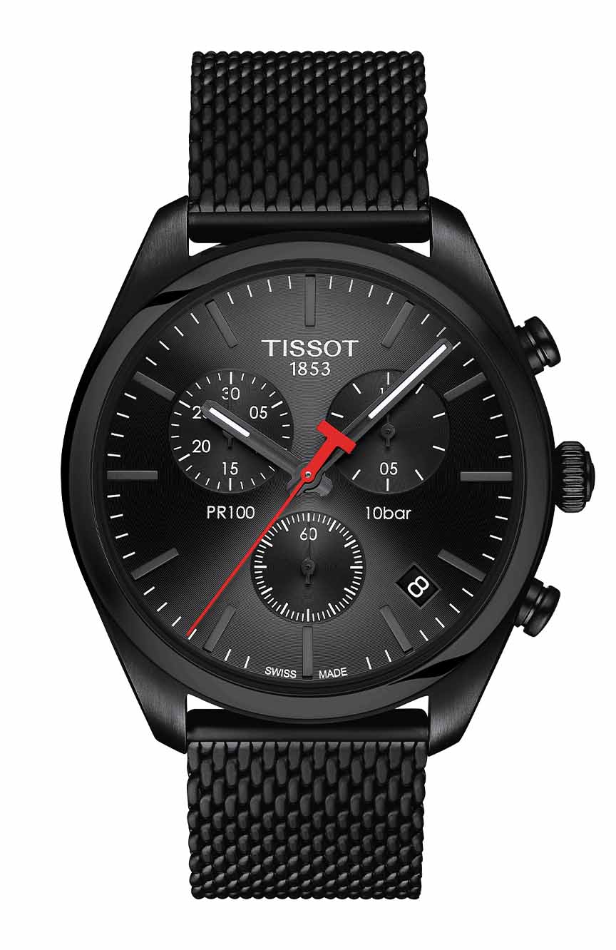 Tissot Heritage Stainless Steel Tissot Pr 100 Chronograph Manual