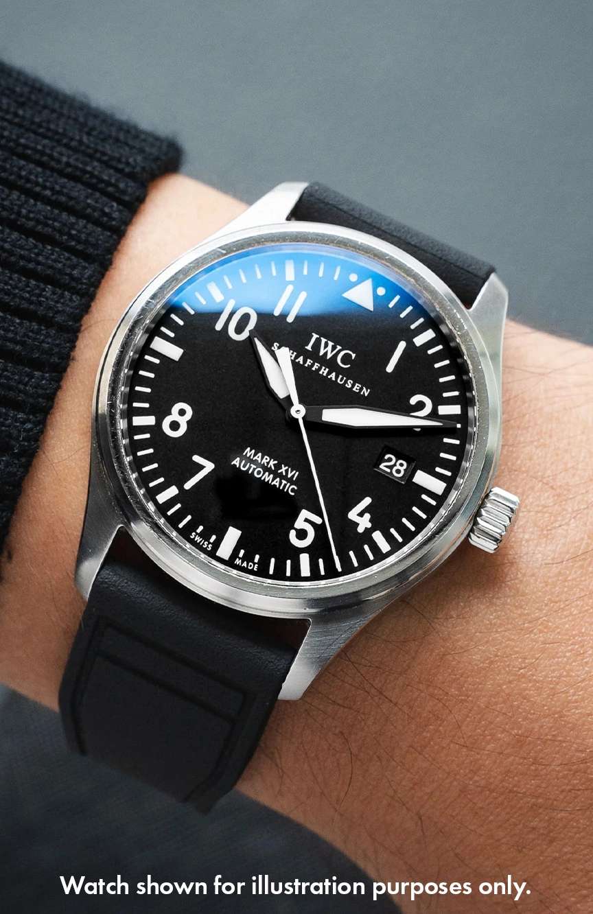 Delugs Rubber - Black Pilot Rubber CTS Strap