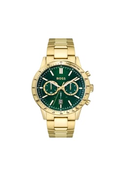 Boss ساعة يد رجالية بسوار ستانلس ستيل من بوص بتقنية الكوارتز - 1513923