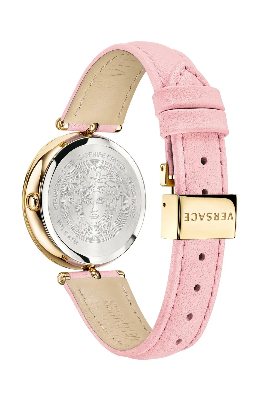 Versace PALAZZO 34MM D/PINK S/PIN IPCH | RivoliShop.com