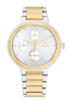 Tommy Hilfiger ساعة يد نسائية بسوار ستانلس ستيل من تومي هيلفيغر بتقنية الكوارتز - 1782534