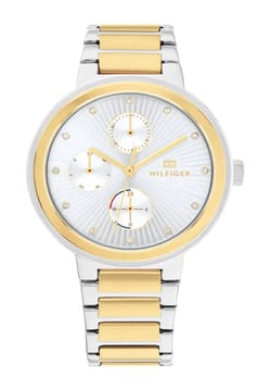 Tommy Hilfiger ساعة يد نسائية بسوار ستانلس ستيل من تومي هيلفيغر بتقنية الكوارتز - 1782534