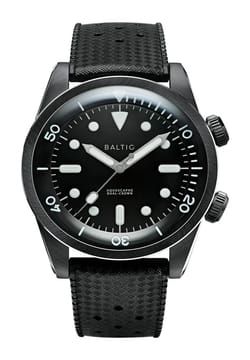 Baltic Aquascaphe Dual-Crown - Black PVD - Black