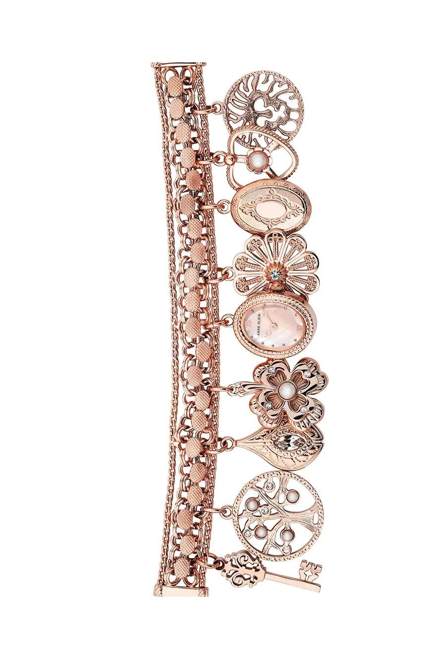 Anne Klein Women Analog Metal