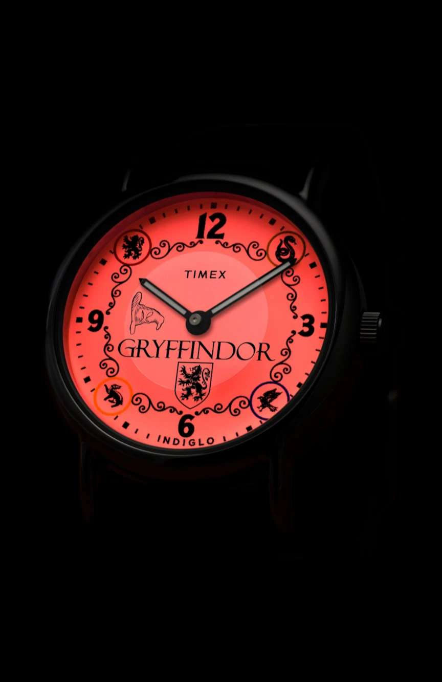 Timex Harry Potter x Weekender Gryffindor House 38mm Leather Strap Watch