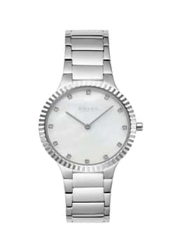 Obaku ساعة كوارتز بسوار ستانلس إستيل للنساء