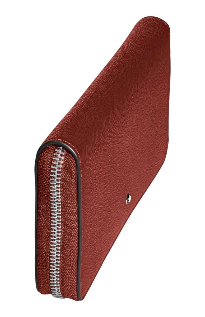 Montblanc Wallet 12cc with zip in Sartorial Leather