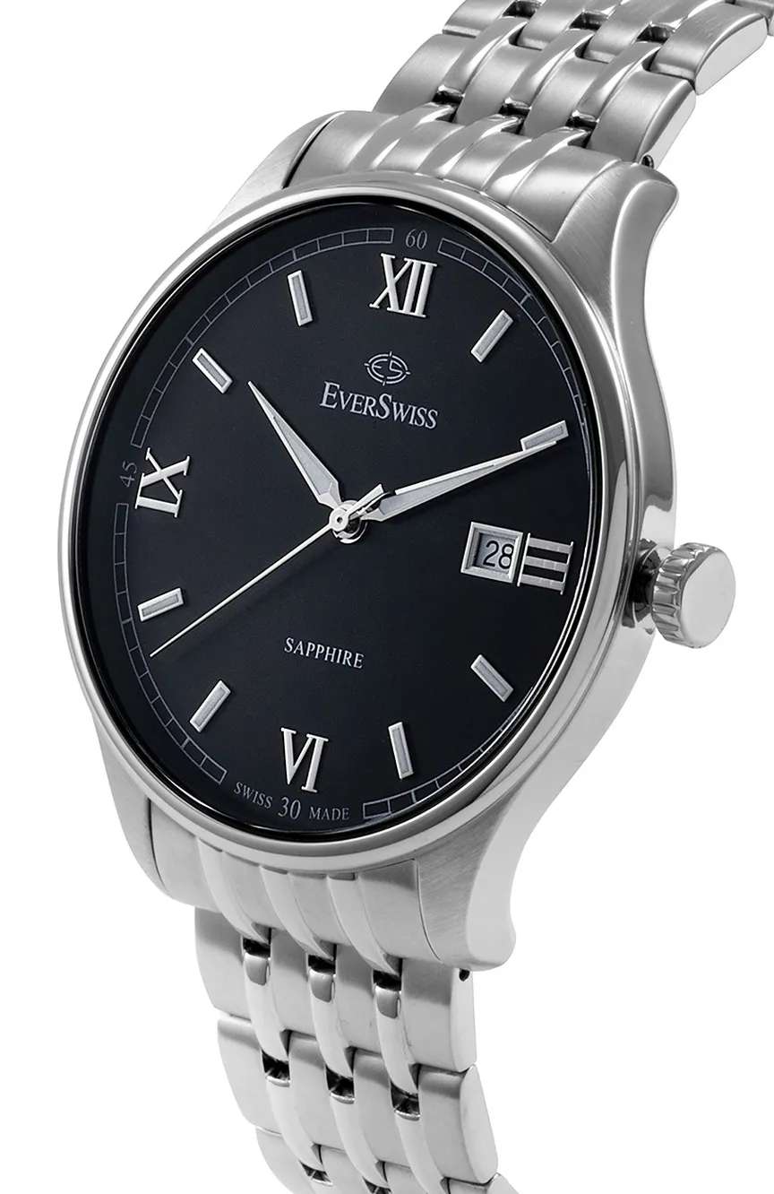 إيفرسويس Ladies Silver Stainless Steel watch
