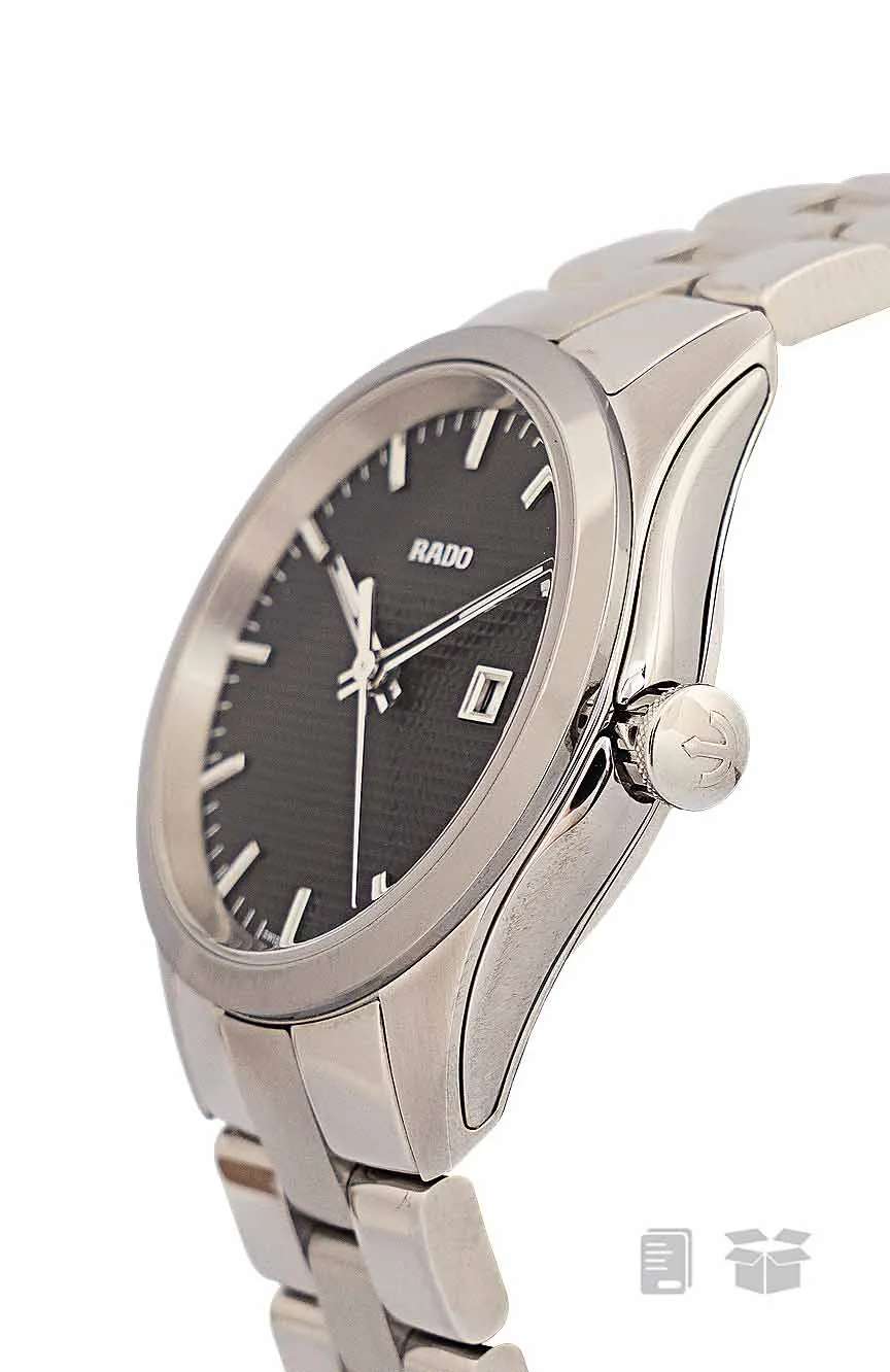 Rado Hyperchrome Quartz Black Dial Ladies Watch