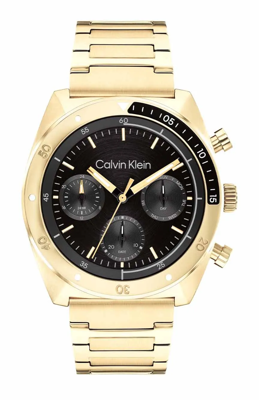 

Calvin Klein | men Calvin Klein MEN Fashion Steel and Gold Quartz Watch 25200465