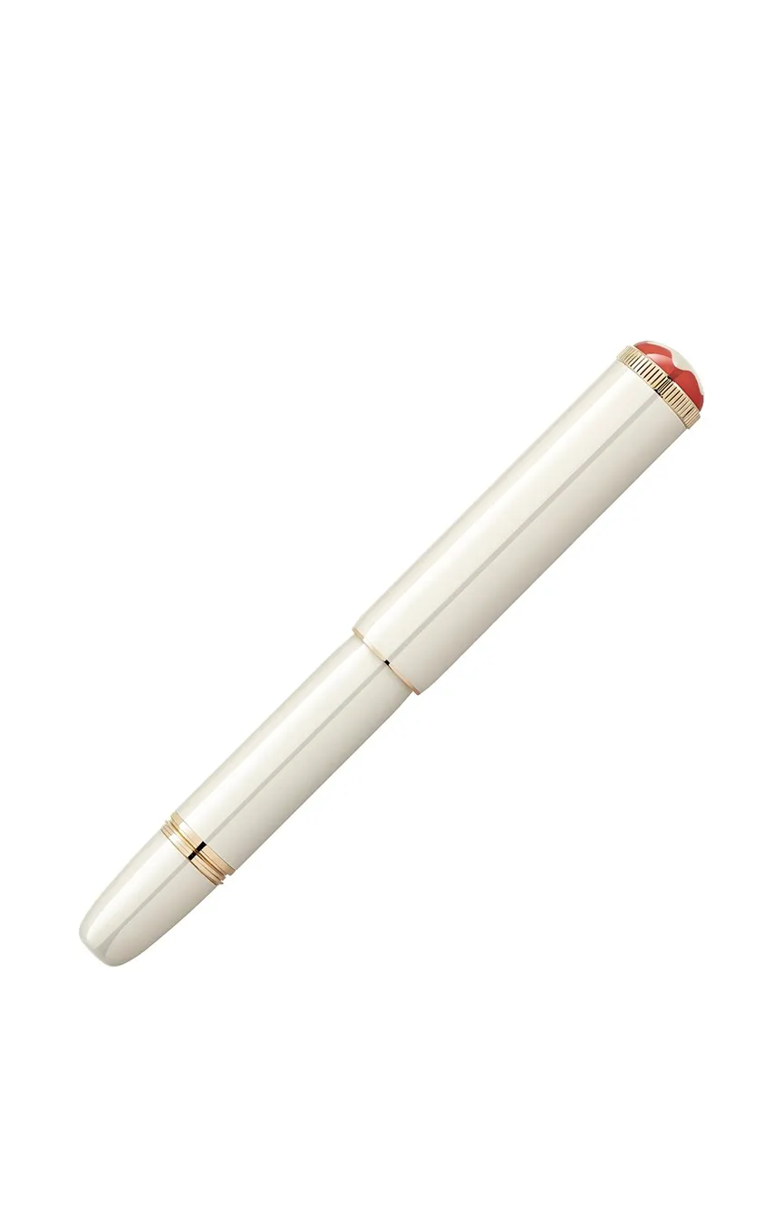 

Montblanc | Montblanc Heritage Rouge et Noir "Baby" Special Edition Ivory-coloured Rollerball