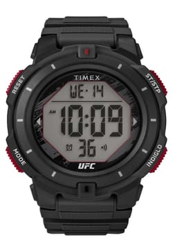 Timex UFC Rumble 50mm PU Strap Watch