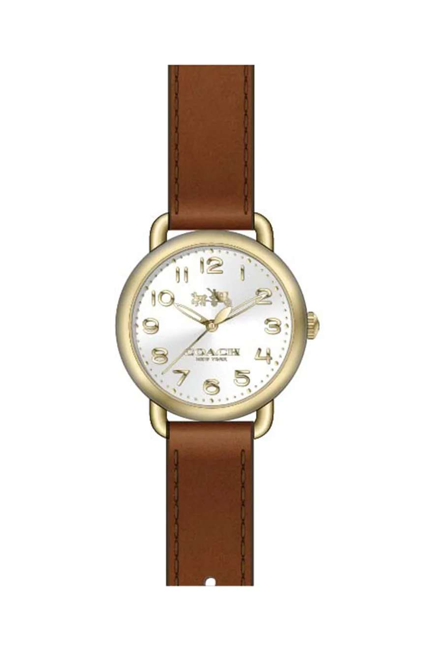 Coach WOMENS QUARTZ CALFSKIN LEATHER WATCH - 14502715