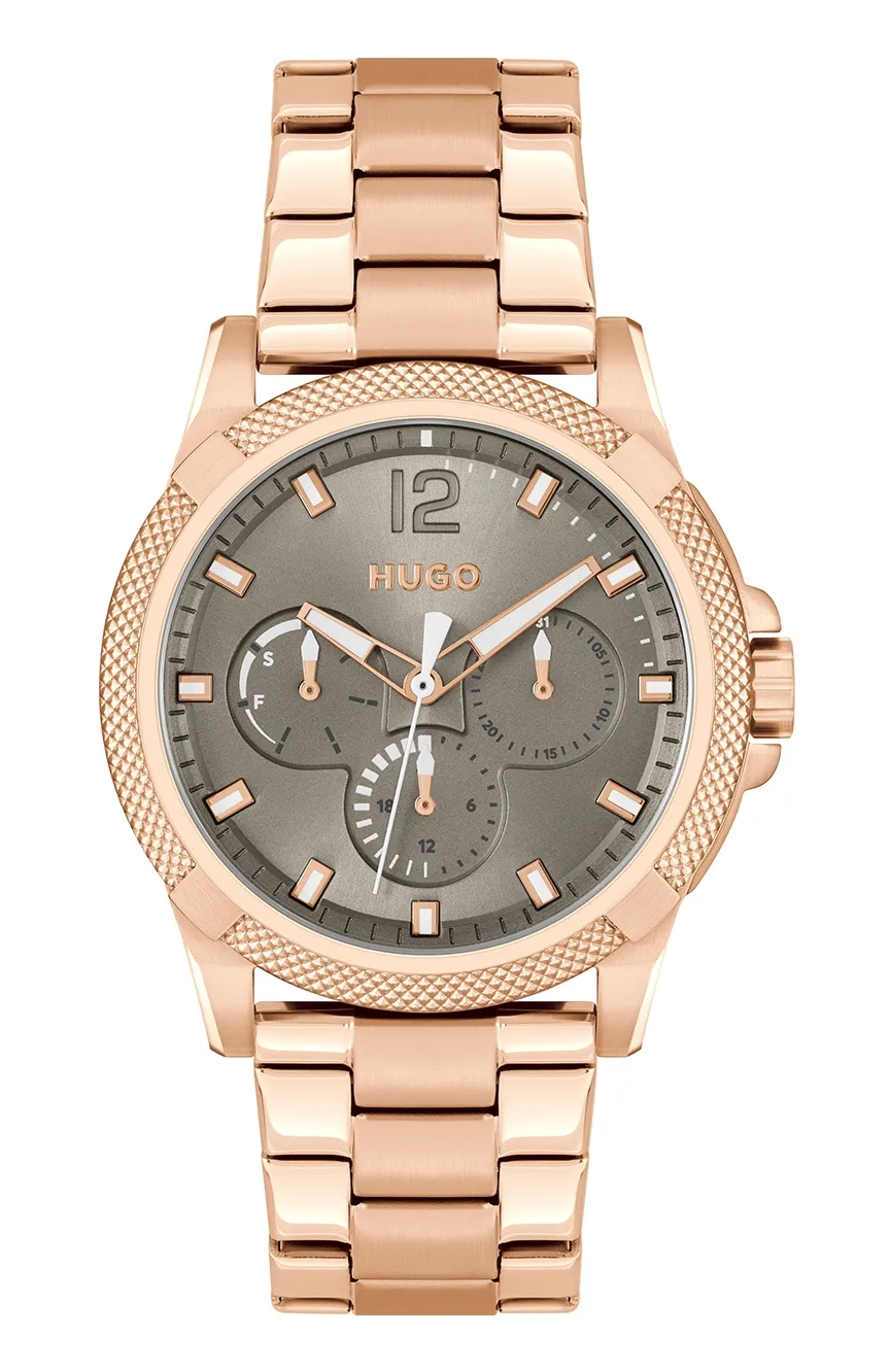 Hugo boss rose gold watch ladies hotsell