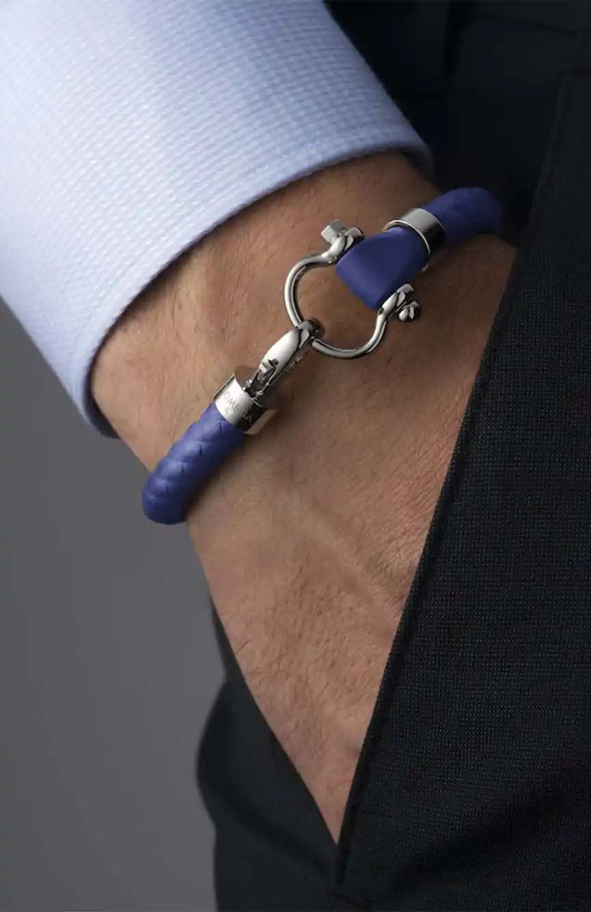 OMEGA BRACELET RUBBER STAINLESS STEEL