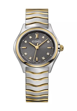 Ebel ساعة يد نسائية بسوار معدني بتقنية الكوارتز من الذهب الأصفر عيار 18 قيراط