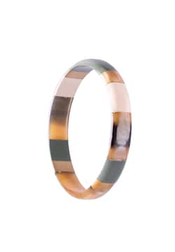 Soyang Paris Horn and Lacquer wide bangle