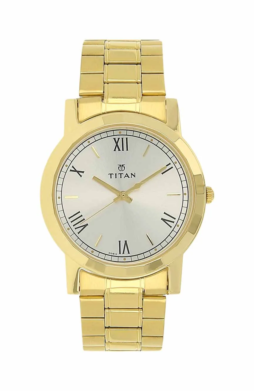 

Titan | Titan Quartz Analog Silver Dial Stainless Steel Strap Watch for Men