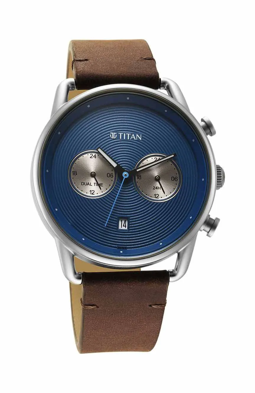 

Titan | Titan Quartz Analog Leather Strap Watch for Men