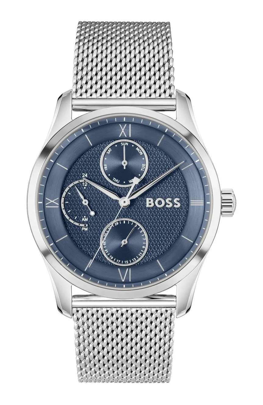 بوص ساعة بوص للرجال برينسيبل ماستر مستديرة بسوار من الفولاذ المقاوم للصدأ مقاس 41 مم