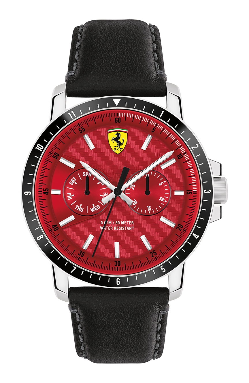 Scuderia Ferrari Men's Quartz Leather
