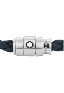 Montblanc Bracelet Small Soft Leather Avio Blue
