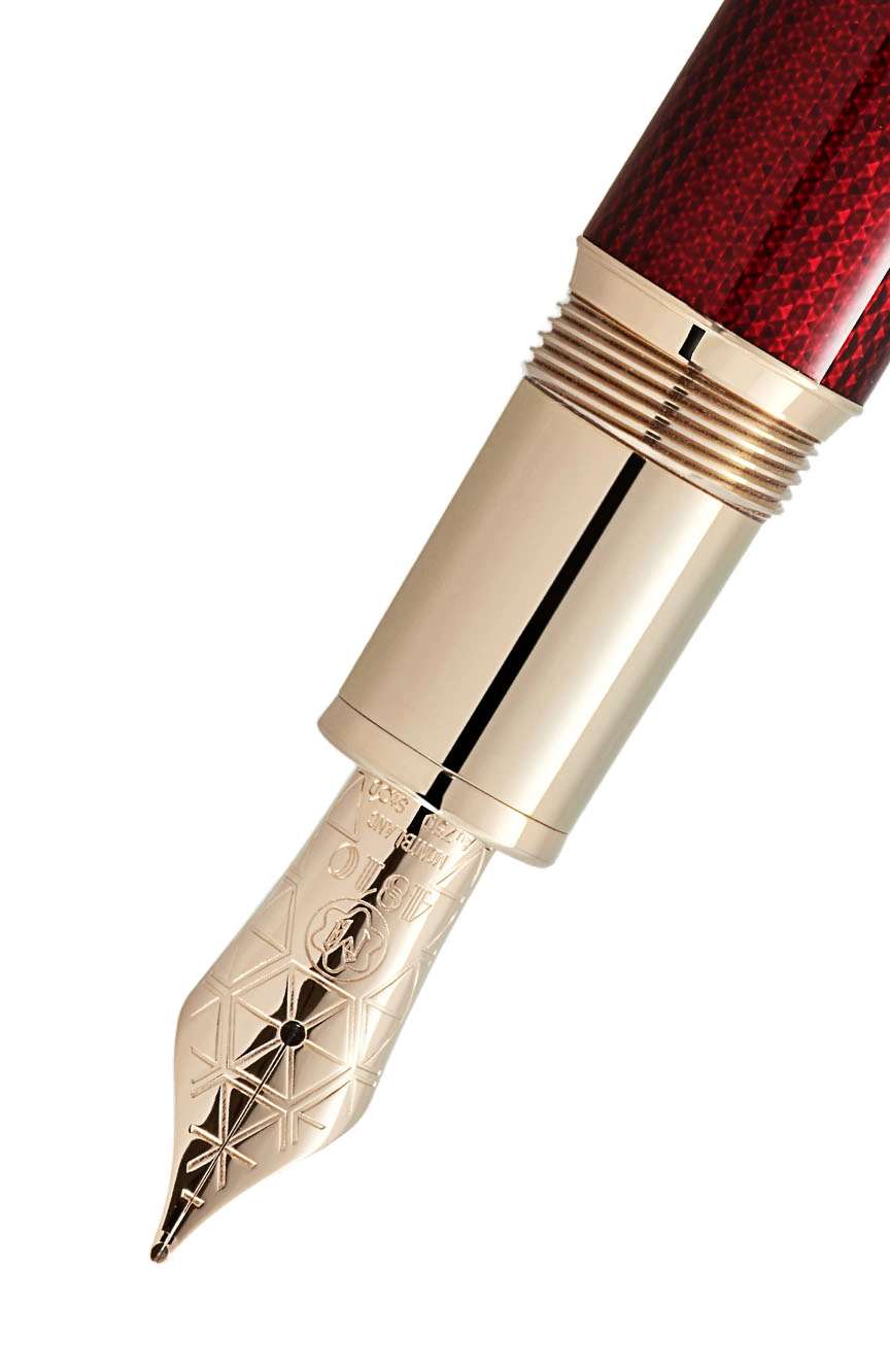 مون بلان Meisterstuck Solitaire Golden Hour Fountain Pen