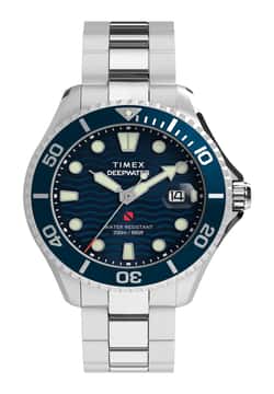 Timex Deepwater Meridian 200 44mm Stainless Steel Bracelet Watch