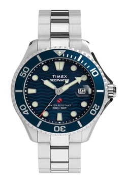 Timex Deepwater Meridian 200 44mm Stainless Steel Bracelet Watch